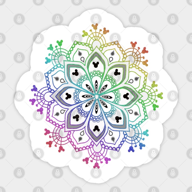 Mouse Ear Mandala Sticker by magicmirror